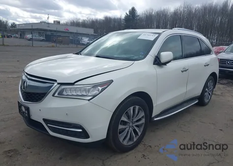 2014 Acura Mdx Advance Pkg W/Entertainment Pkg из США, поврежденный, VIN 5FRYD4H80EB032639